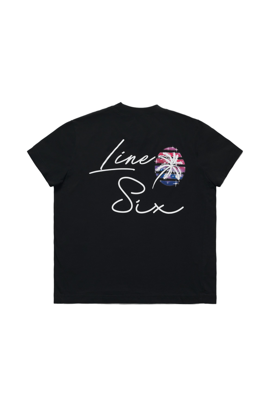 Black Palm Tree Print Shirt