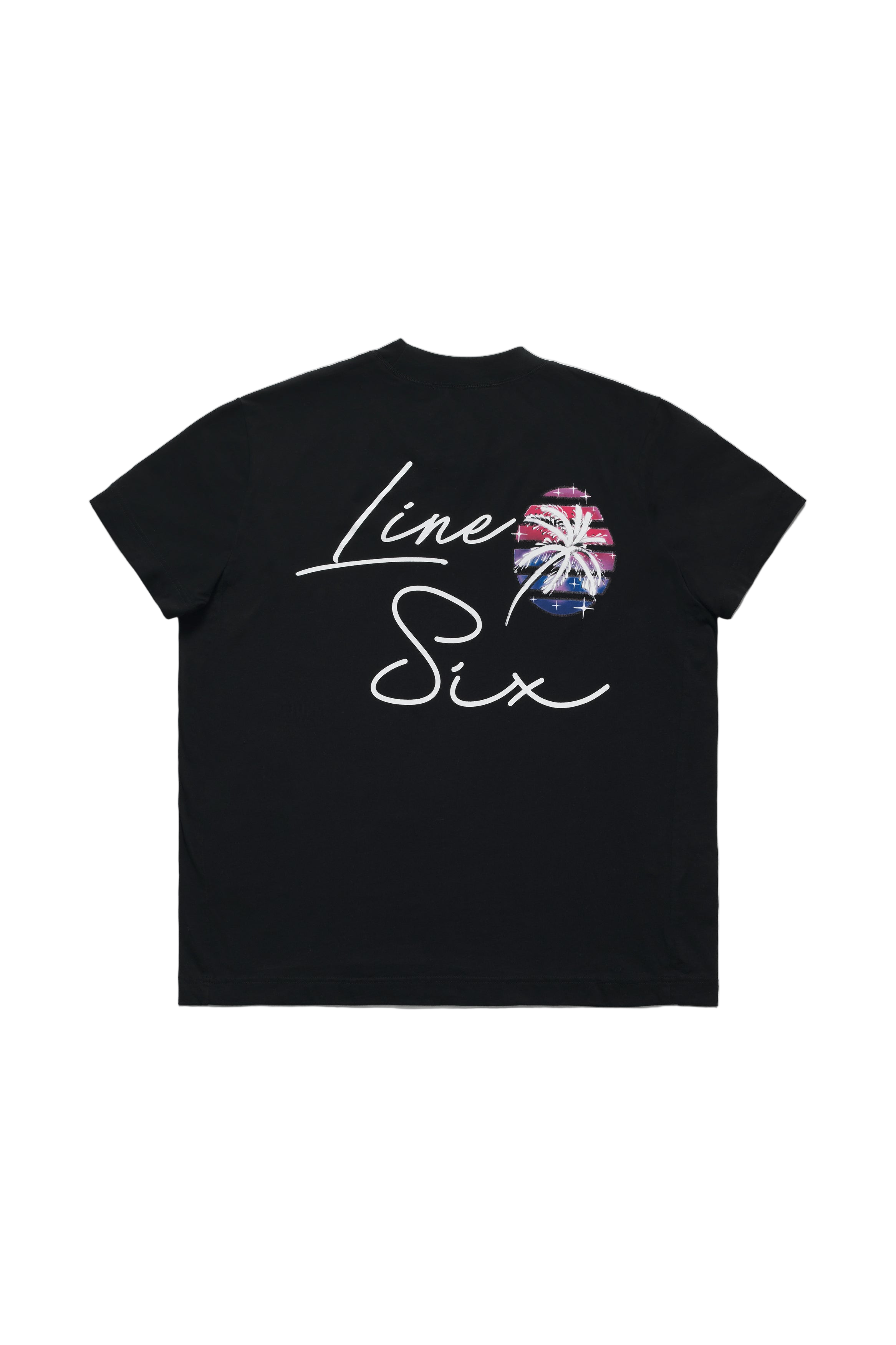 Black Palm Tree Print Shirt