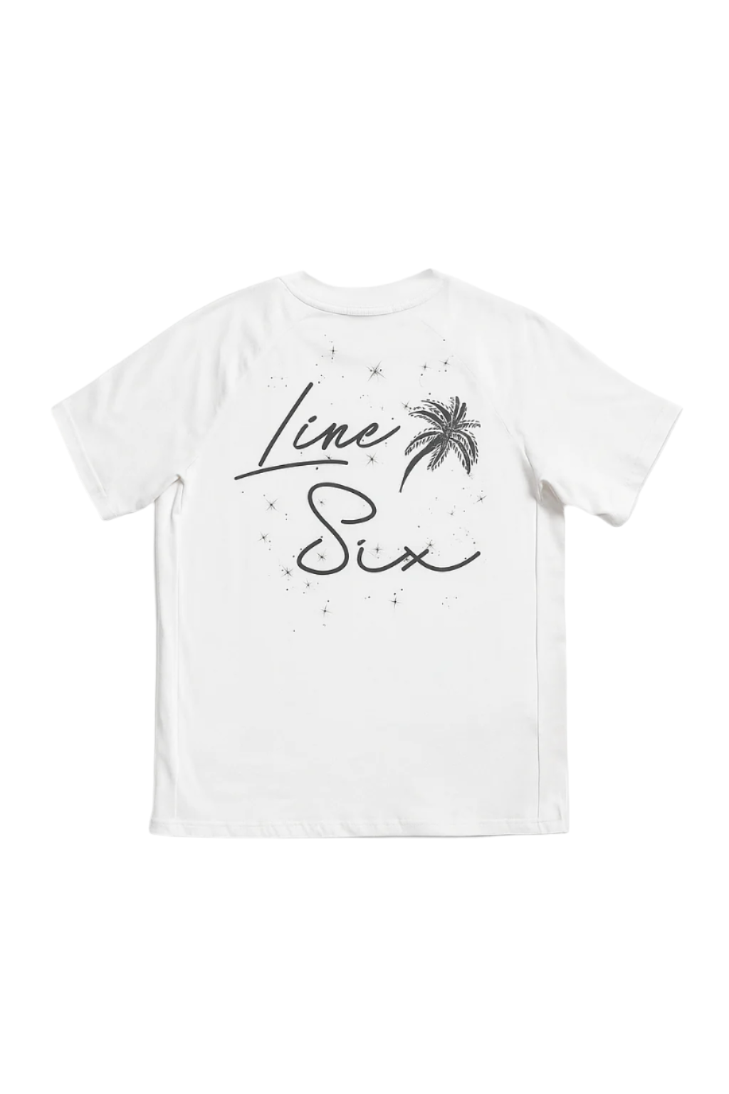 White Stone Wash Palm Space T-Shirt