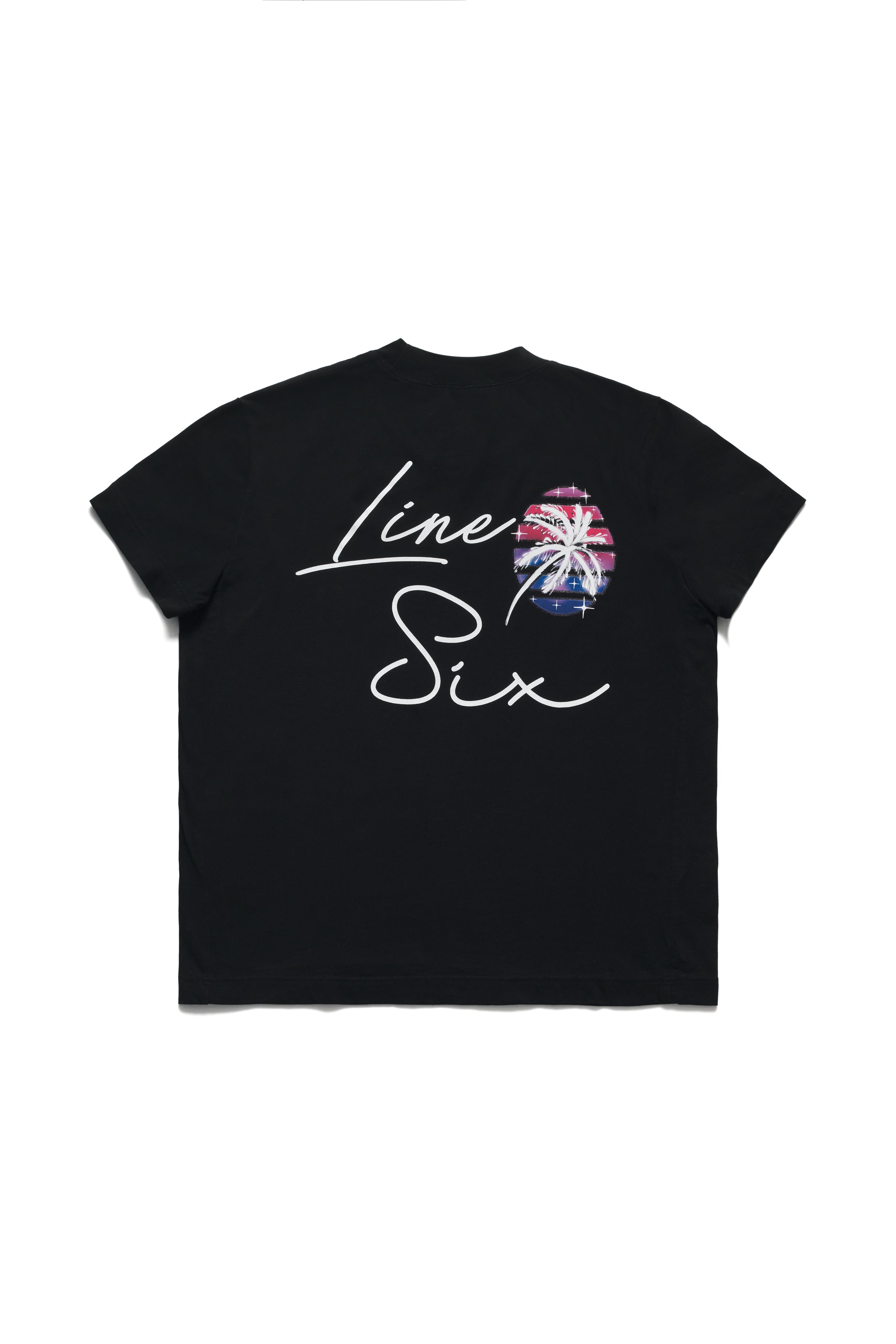 Black Palm Tree Print Shirt