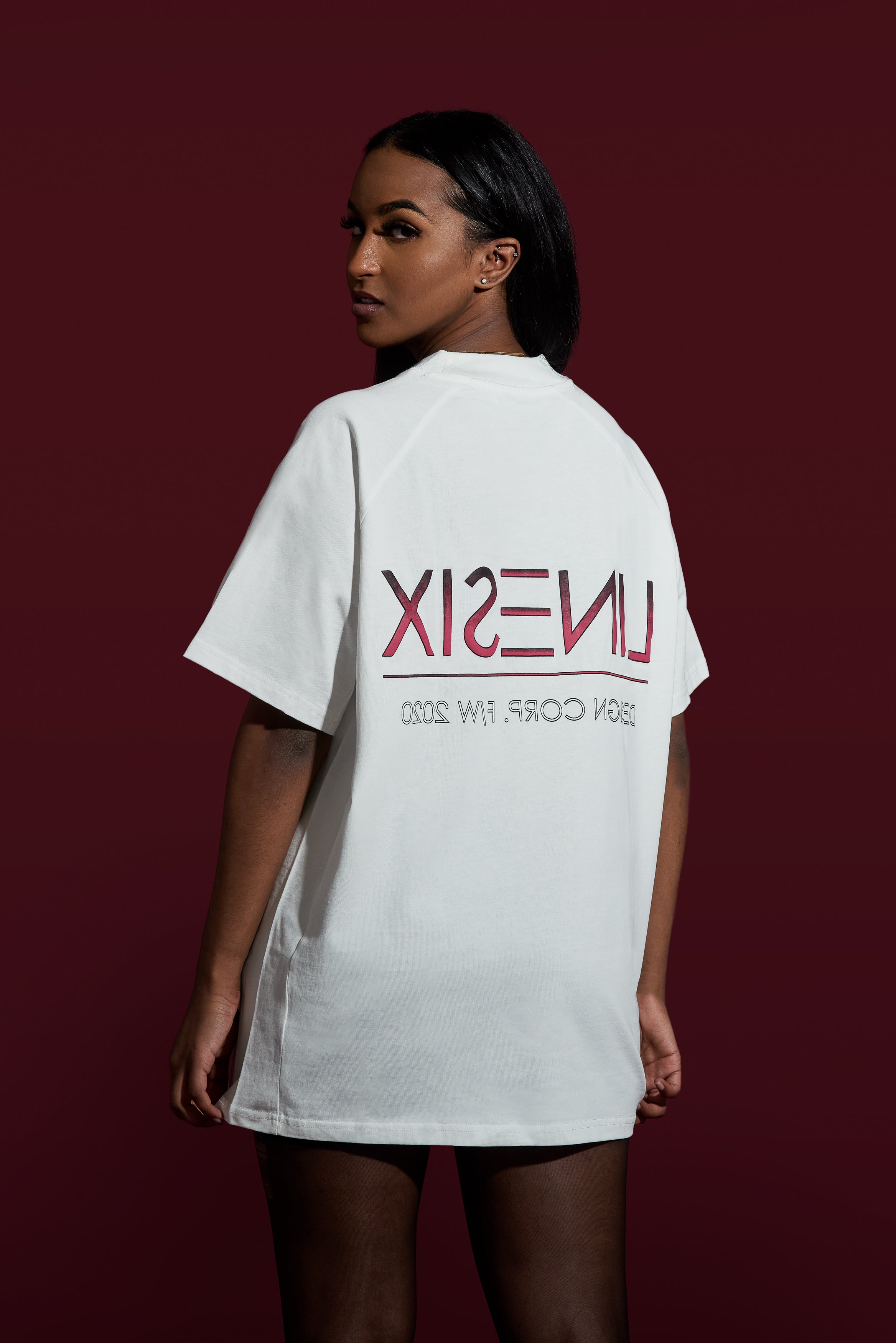 Mirror Logo Raglan Tee
