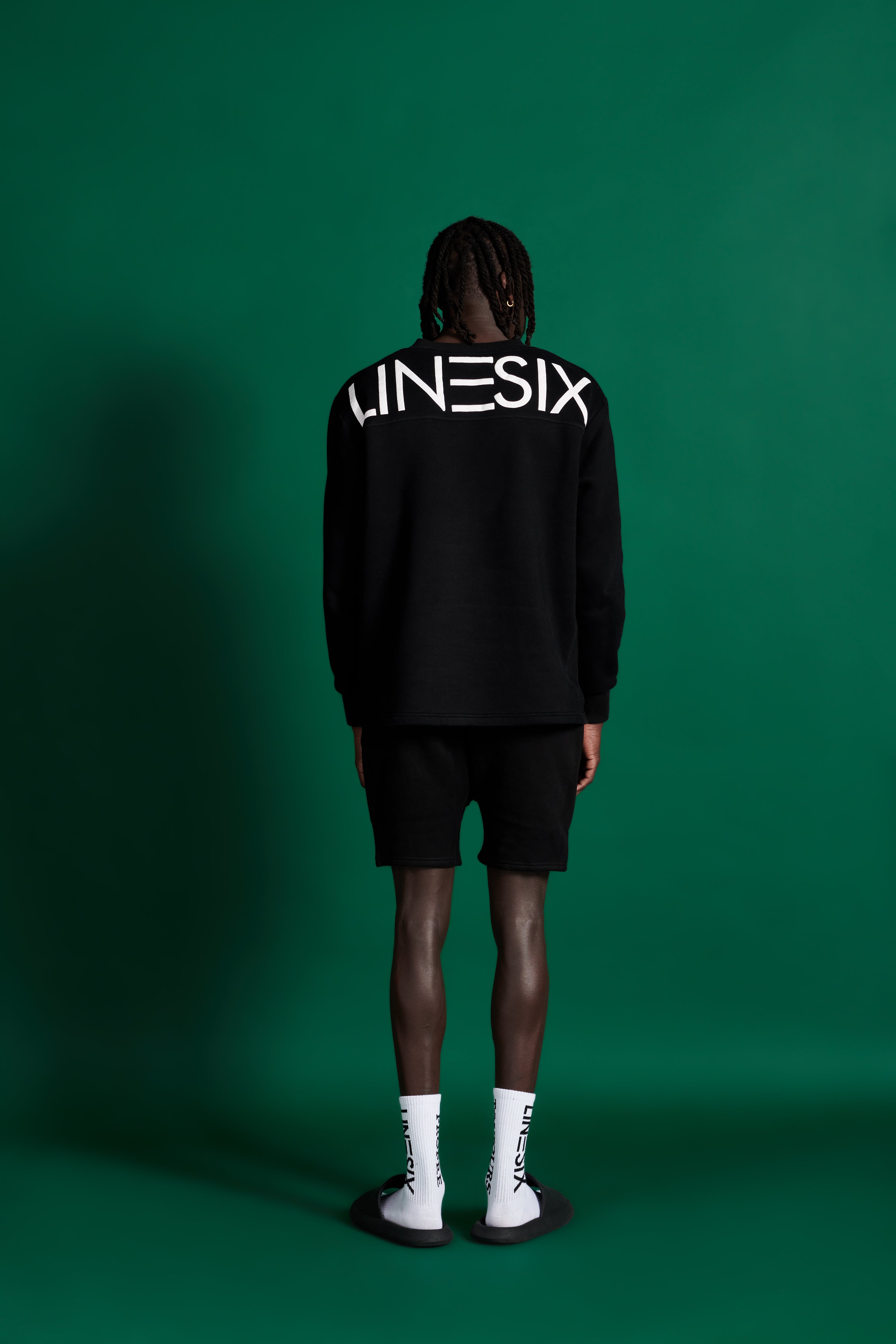 Fleece Crewneck Logo Sweater – Linesix Clothing